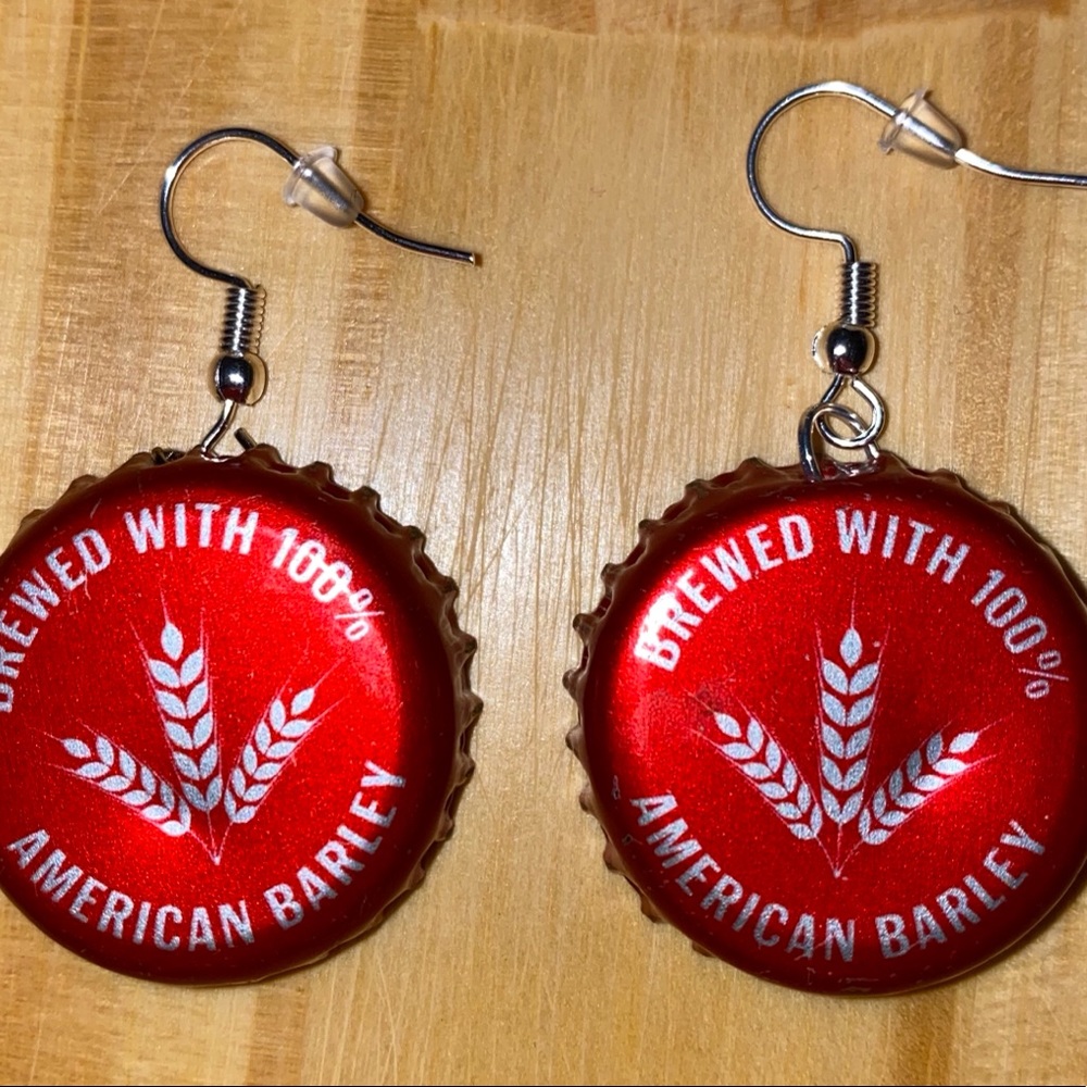 Beer earrings